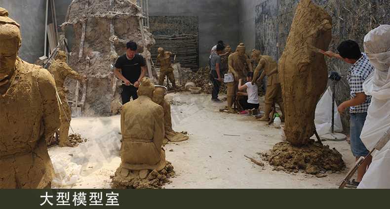 銅雕塑模型室，銅雕塑模型